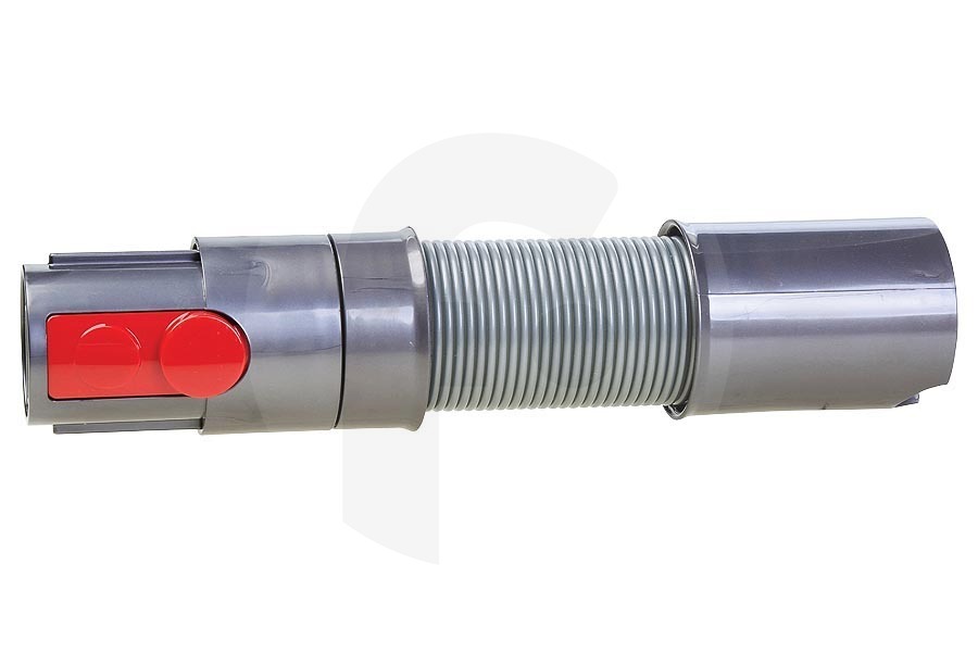 Dyson Aspiradora Dyson Manguera de extensión (manguera de aspiradora, manguera) para accesorios con pieza de conexión (prensaestopas) extensible gris rojo 600x44x47mm aspiradora 96776401, 967764-01 apto para entre otros HH11, SV10, SV10E, SV11, SV12, SV14