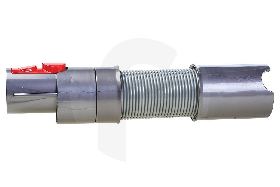 Dyson Aspirapolvere Dyson tubo di prolunga (tubo aspirapolvere, tubo flessibile) per accessori con raccordo (pressacavo) estensibile grigio rosso 600x44x47mm aspirapolvere 96776401, 967764-01
