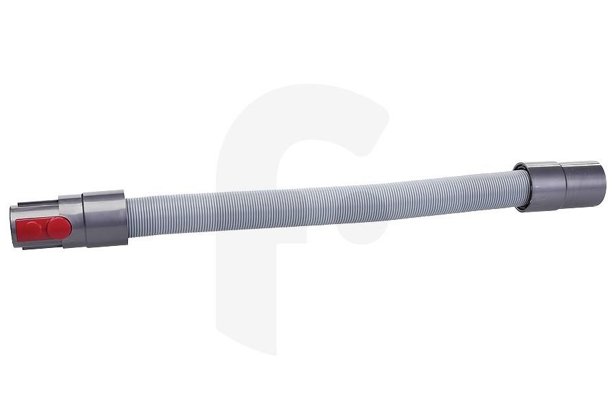 Dyson Aspiradora Manguera de extensión (manguera de aspiradora, manguera) para Dyson para accesorios con pieza de conexión (prensaestopas) extensible gris rojo ⌀ 45 x 232 mm aspiradora 96776401, 967764-01 apto para entre otros HH11, SV10, SV10E, SV11, SV12, SV14