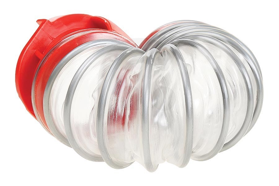 Dyson Staubsauger Dyson Schlauch (Innenschlauch, Verbindungsstück, flexibler Schlauch) der Düse grau rot Staubsauger 92479602, 924796-02