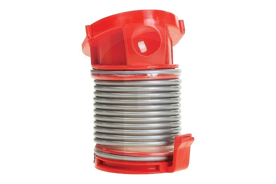 Dyson Aspiradora Dyson manguera (manguera interna, conector, manguera flexible) de la boquilla de succión gris rojo aspiradora 92479602, 924796-02 apto para entre otros DC40, DC42, DC40ErP, DC42ErP, DC42
