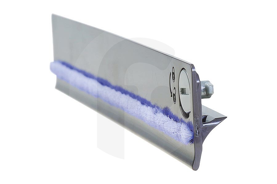 Dyson Aspirapolvere Dyson striscia spazzatrice (piastra inferiore sul retro) della spazzola turbo (spazzola a rullo) con striscia blu e clip di chiusura 230mm aspirapolvere 96572702, 965727-02