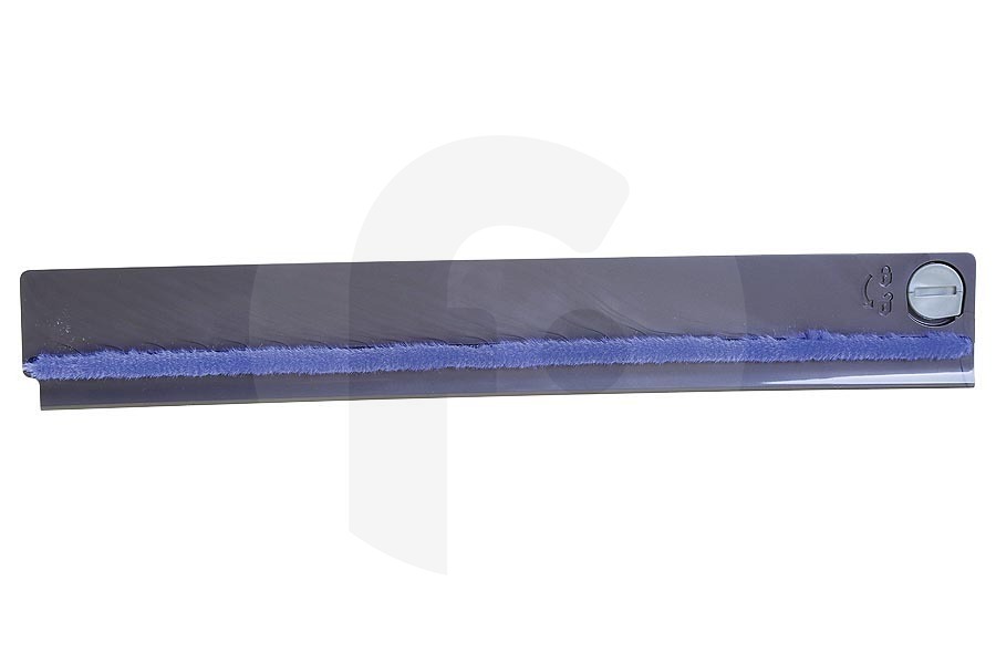 Dyson Aspiradora Dyson tira de barrido (placa inferior trasera) del cepillo turbo (cepillo rodillo) con tira azul y clip de cierre 230 mm aspiradora 96572702, 965727-02 apto para entre otros DC62