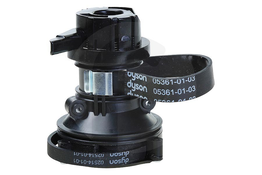 Dyson Aspiradora Acoplamiento (transmisión, impulsor, pieza de transmisión) incl. correa de transmisión del cepillo turbo negro aspiradora 90025204, 900252-04 apto para entre otros CC04, CC07, CC14