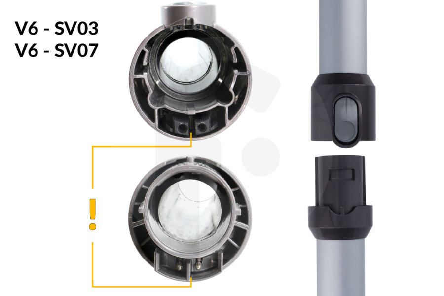 Dyson Aspirapolvere Dyson Bocchetta pavimento (roller morbido) per aspirapolvere 96648910, 966489-10