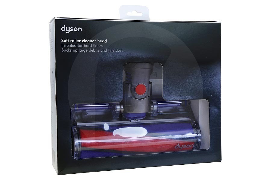 Dyson Aspirapolvere Dyson spazzola per parquet (spazzola per laminati, bocchetta per parquet, bocchetta aspirante per pavimenti duri) con rullo morbido per aspirapolvere a mano / aspirapolvere senza fili 96672403, 966724-03