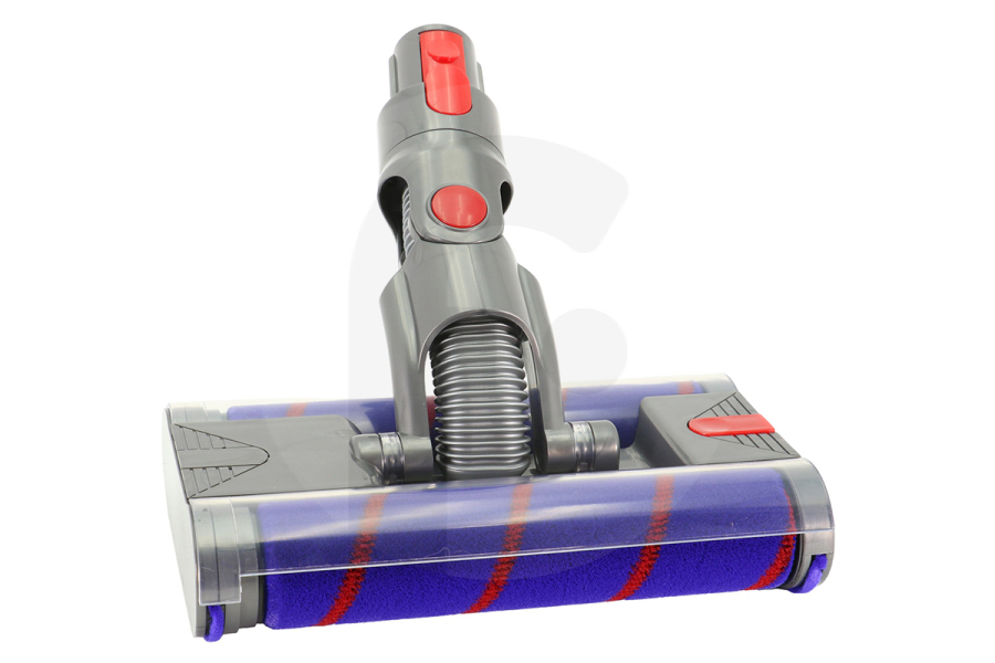Dyson Aspiradora Boquilla alternativa Double Soft Roller Cleanerhead para Dyson aspiradora apto para entre otros V7 a v15 (no para V12)