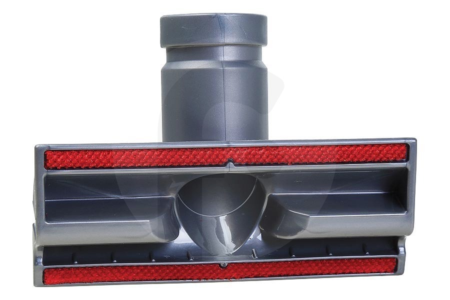 Alternative Staubsauger Möbeldüse (Möbelbürste, Matratzenbürste, Treppendüse) mit rotem Streifen grau für Dyson Staubsauger 91510002