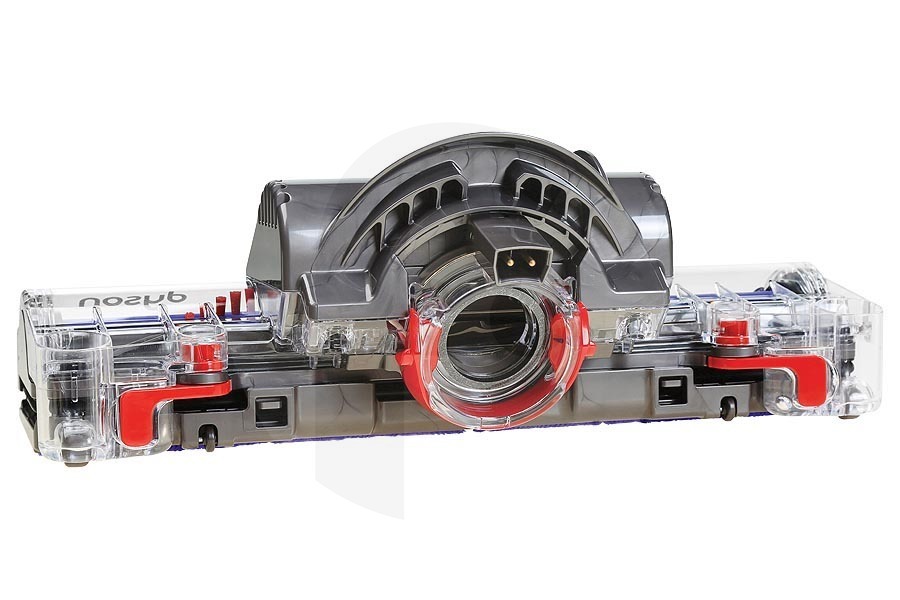 Dyson Staubsauger Dyson Turbobürste (elektrische Bürste, motorisierte Düse, Elektrobürste) grau lila rot Staubsauger 96637701, 966377-01