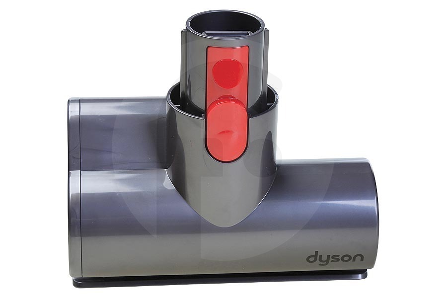 Dyson Aspirapolvere Dyson Quick Release mini spazzola turbo (bocchetta turbo, spazzola elettrica, ugello motorizzato) aspirapolvere a mano grigio rosso 96747904, 967479-04