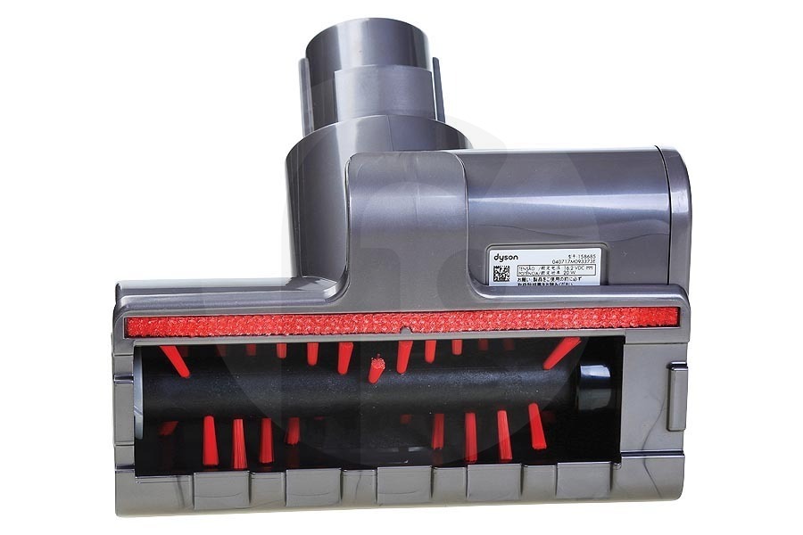 Dyson Aspirapolvere Dyson Quick Release mini spazzola turbo (bocchetta turbo, spazzola elettrica, ugello motorizzato) aspirapolvere a mano grigio rosso 96747904, 967479-04