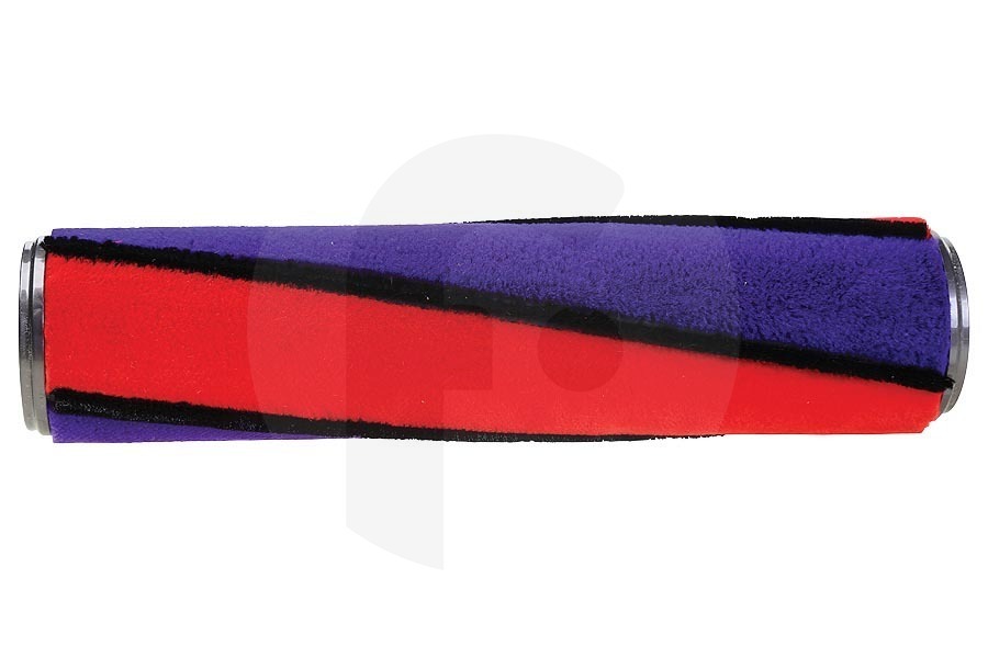 Dyson Soft Roller cepillo rodillo suave (cepillo giratorio, rodillo con cepillo) púrpura rojo negro 238 x 57 x 57 mm aspiradora inalámbrica 96648809, 966488-09 apto para entre otros SV12 Absoluto, Fluffy, Total Clean