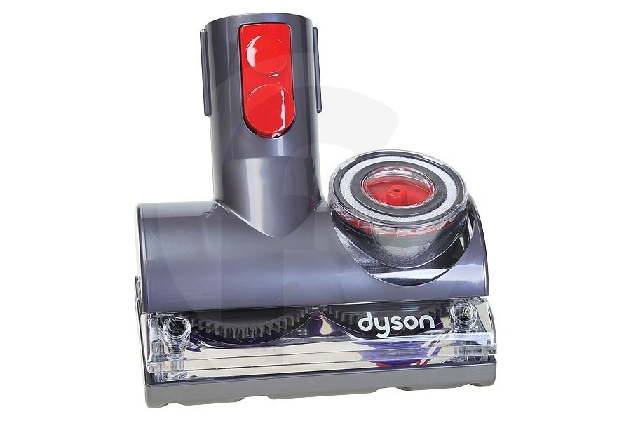 Dyson Tangle Free mini cepillo turbo (boquilla turbo, cepillo eléctrico, boquilla motorizada) gris rojo aspiradora 96743701, 967437-01 apto para entre otros CY22 Absoluto, CY26 Absoluto 2