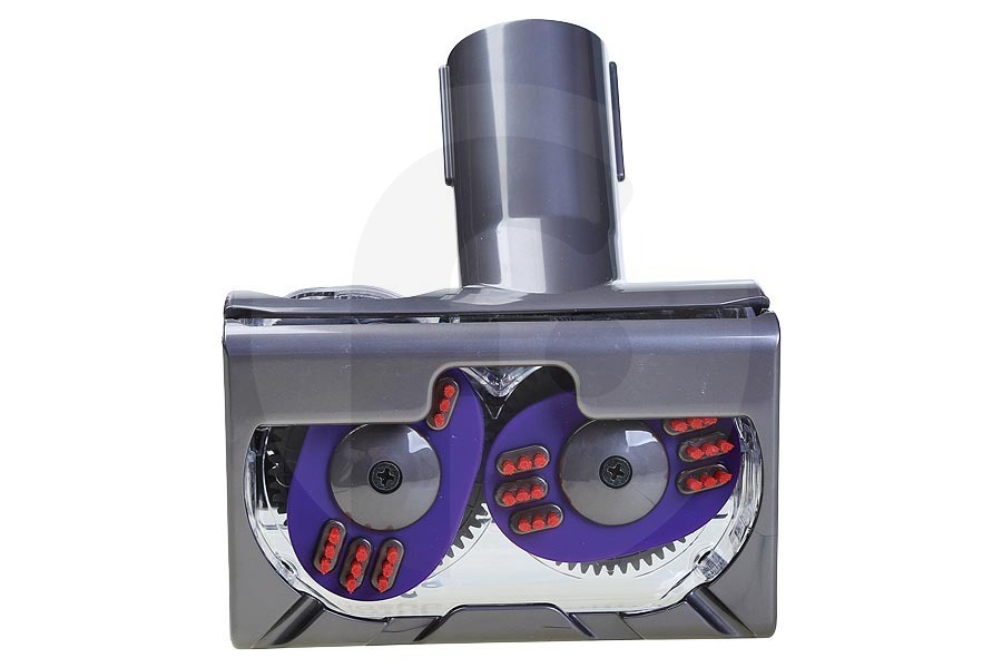 Dyson Aspirapolvere Dyson Tangle Free mini spazzola turbo (bocchetta turbo, spazzola elettrica, ugello motorizzato) grigio rosso aspirapolvere 96743701, 967437-01