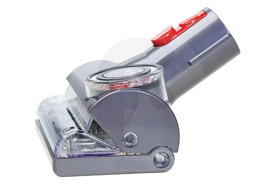 Dyson Aspirapolvere Dyson Tangle Free mini spazzola turbo (bocchetta turbo, spazzola elettrica, ugello motorizzato) grigio rosso aspirapolvere 96743701, 967437-01