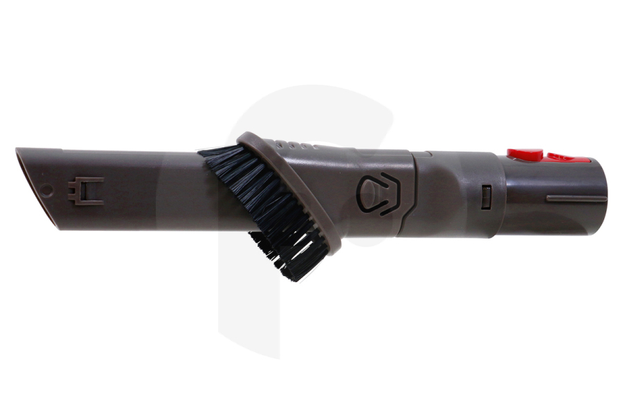 Dyson Aspiradora Accesorio para ranuras (boquilla para radiador) con cepillo plumero para Dyson aspiradora 96736801, 967368-01 apto para entre otros CY22 Absoluto, CY22 Parquet, CY23 Parquet