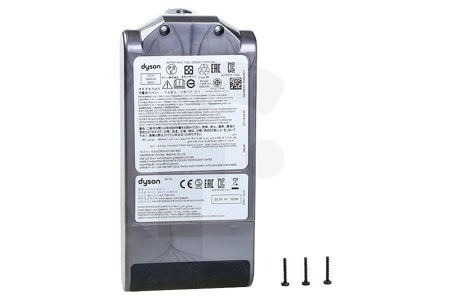Dyson Aspiradora Batería para aspiradora 969352-02 96935202 apto para entre otros SV12 Absolute, SV12 Animal, SV12 Fluffy