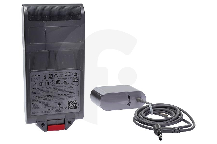 Dyson batería Power Pack & Charger completa aspiradora inalámbrica 97144705, 971447-05 apto para entre otros V15 Detecta SV22, V11 supera el tamaño de SV16
