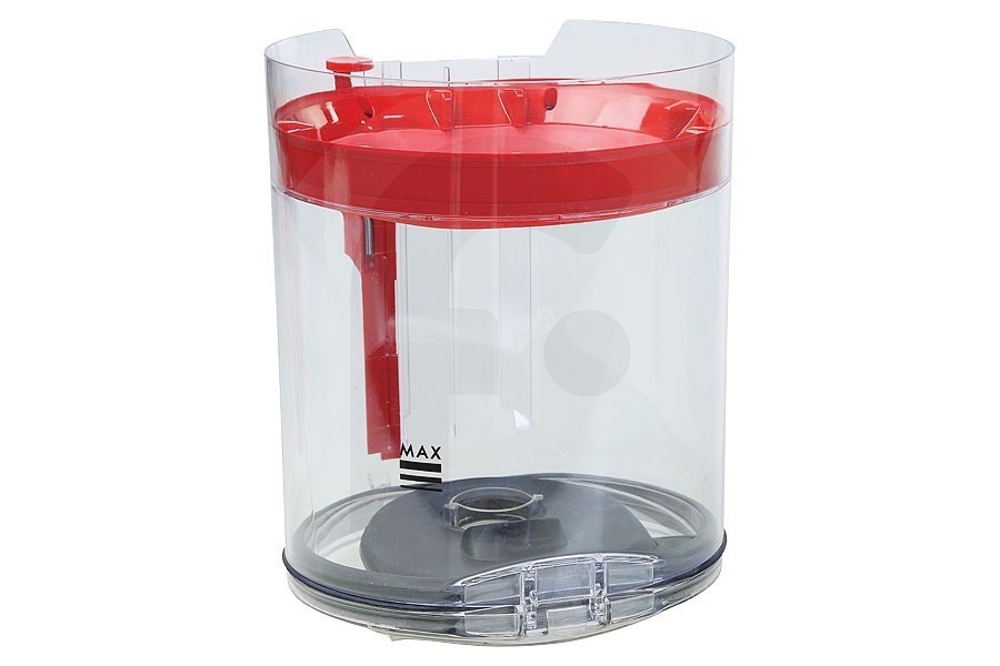 Dyson Aspiradora Dyson CY23 contenedor de recolección (contenedor de polvo, depósito de polvo) transparente rojo 167x183x215 mm aspiradora 96736302, 967363-02 apto para entre otros CY23 Alergia, Terca, Parquet