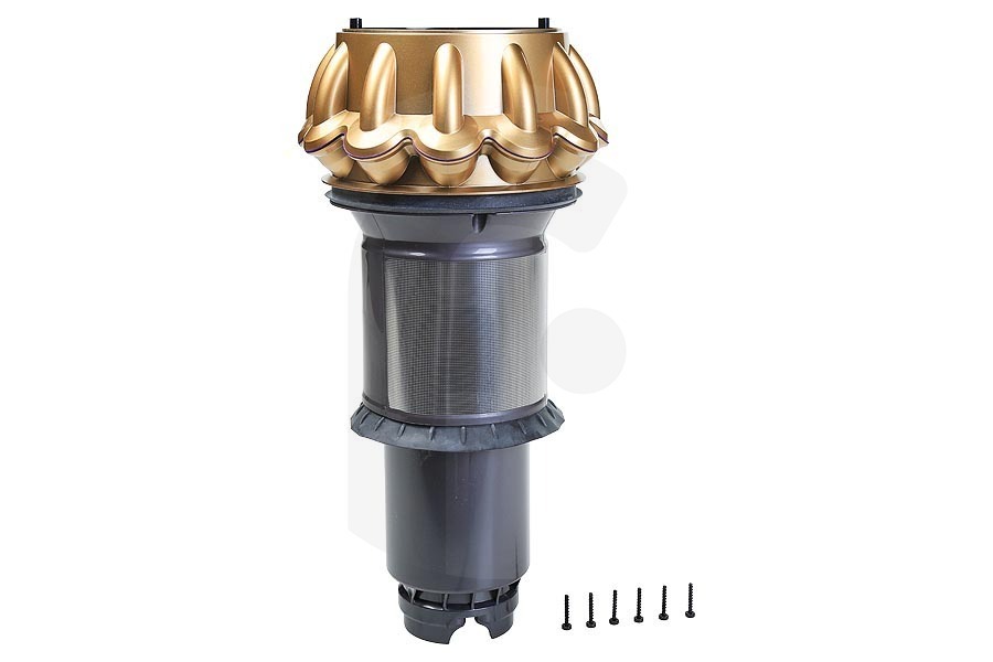 Dyson Aspiradora Dyson ciclón (filtro de metal) parte superior en el contenedor de polvo (depósito) aspiradora inalámbrica 97015103, 970151-03 apto para entre otros SV14 Absolute Pro