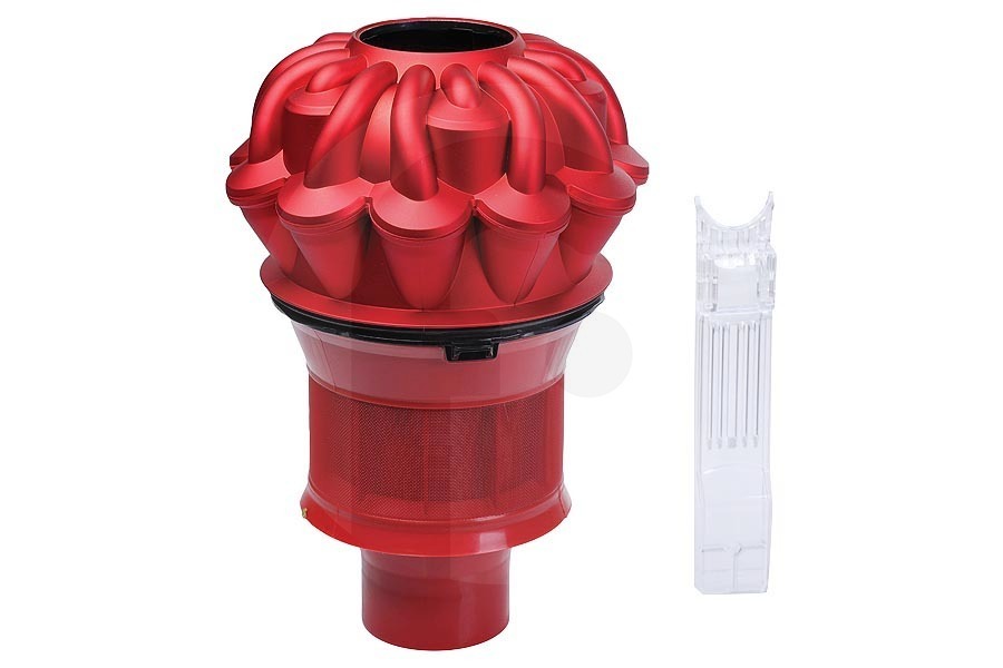 Dyson Aspiradora Dyson ciclón (filtro de metal) parte superior en el contenedor de polvo (depósito) aspiradora inalámbrica 96587820, 965878-20 apto para entre otros DC61, DC62, SV03