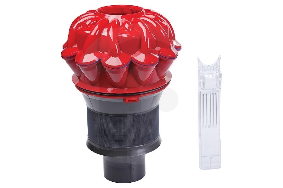 Dyson Aspiradora Dyson ciclón (filtro de metal) parte superior en el contenedor de polvo (depósito) aspiradora inalámbrica 96587822, 965878-22 apto para entre otros SV03 Slim Extra