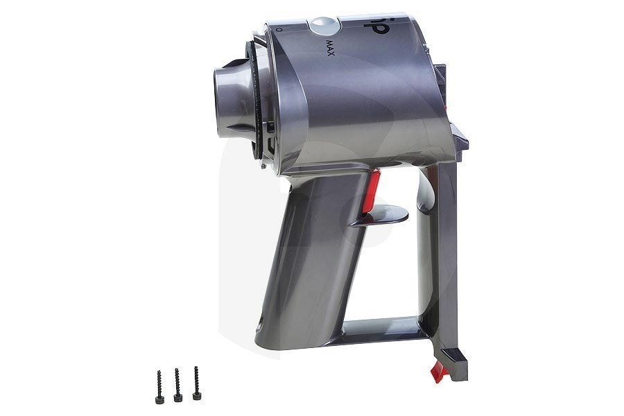 Dyson V7 / SV11 motor Hepa Main Body incl. carcasa y asa, gris rojo 120x85x195mm 232506-03-KFA1275 aspiradora 968676-02, 96867602 apto para entre otros SV11 Animal, Fluffy, Parquet Extra