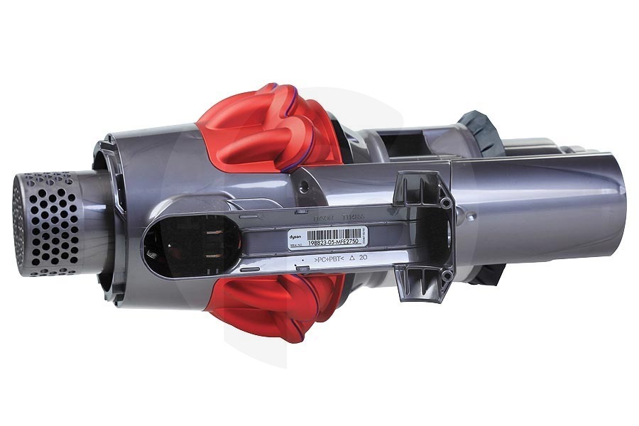 Dyson Aspirapolvere Dyson V10 / SV12 motore con Ciclone (filtro metallico) incl. alloggiamento e maniglia rosso grigio 19823-05-MFE2750 aspirapolvere 96959603, 969596-03