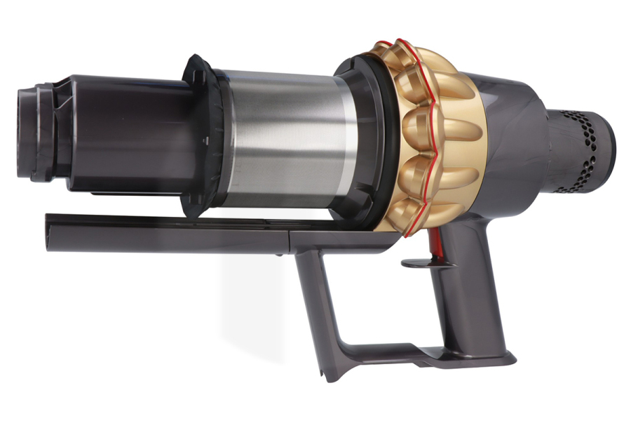 Dyson motor cuerpo principal & gran ciclón dorado/hierro oro para aspirador 973550-03, 97355003 apto para entre otros SV47 V15 Detección absoluta