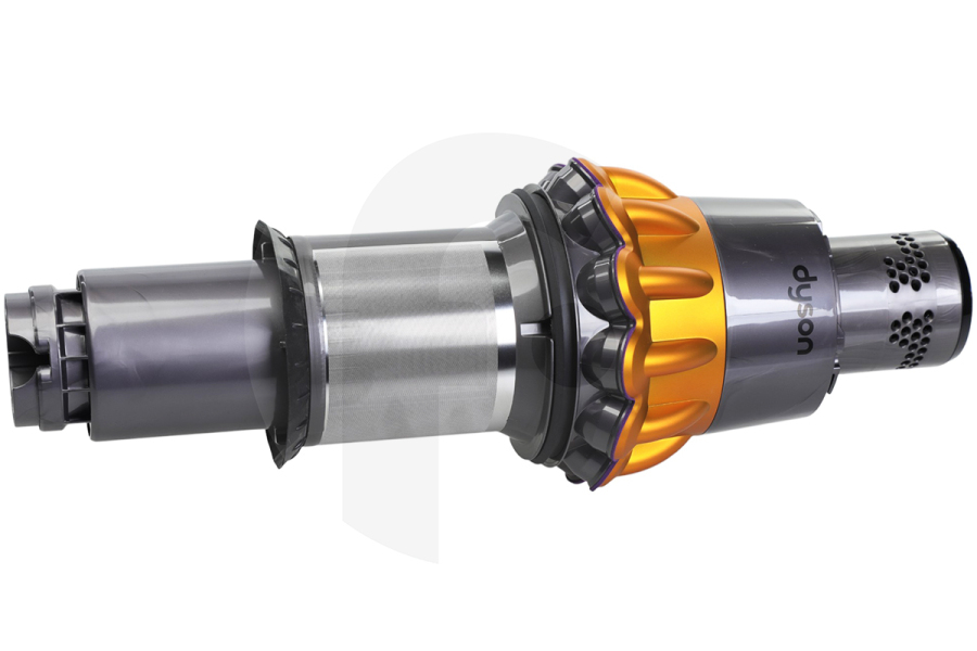 Dyson  Dyson Motor Haupteinheit & großer Zyklon satin gelb/eisen nickel für Staubsauger 973550-04, 97355004