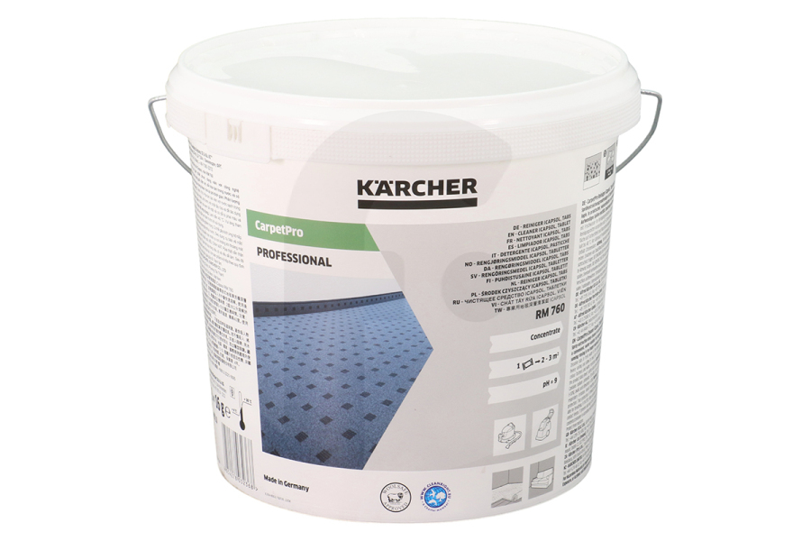 Karcher 62958510 6.295-851.0 Limpiadora de alfombras Limpiador de Alfombras RM760 Limpiadora de alfombras Limpiador de Alfombras apto para entre otros CarpetPro RM760