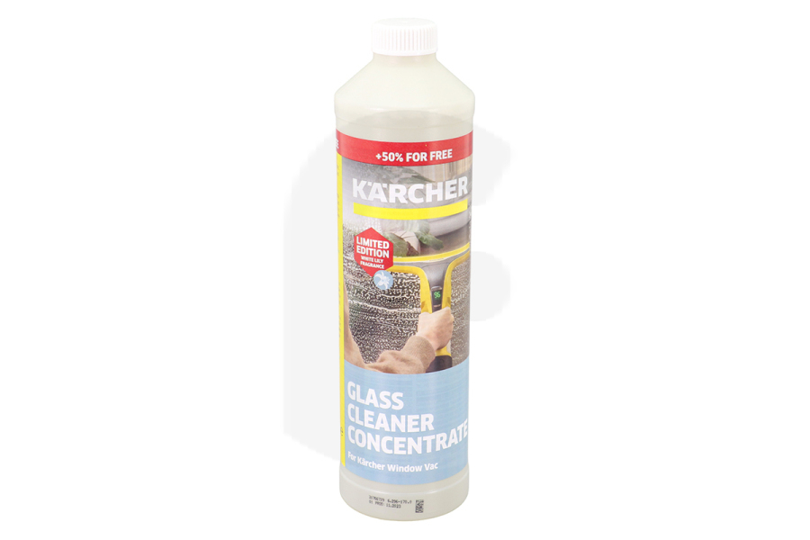 Karcher 62961700 6.296.170-0 Limpiadora de cristales Limpiador de cristales 750ml Edición limitada Blanco Limpiacristales apto para entre otros Todos los pistones ventana