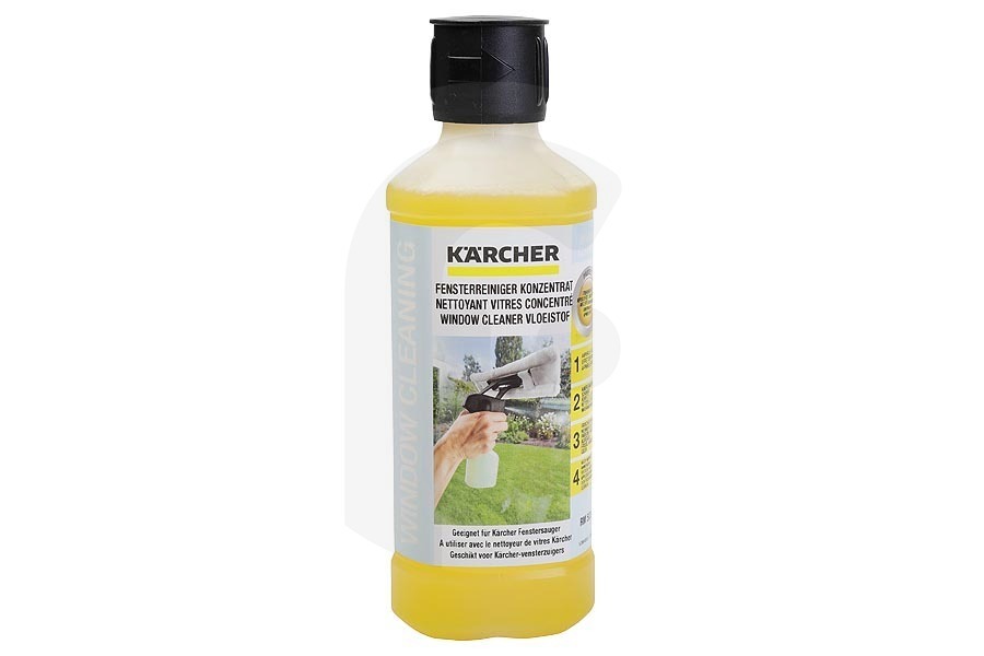 Karcher 62958400 Limpiadora de cristales Detergente Kärcher rm 503/500 para Window Wiper 6.295-840.0 apto para entre otros Todas las aspiradoras de ventana