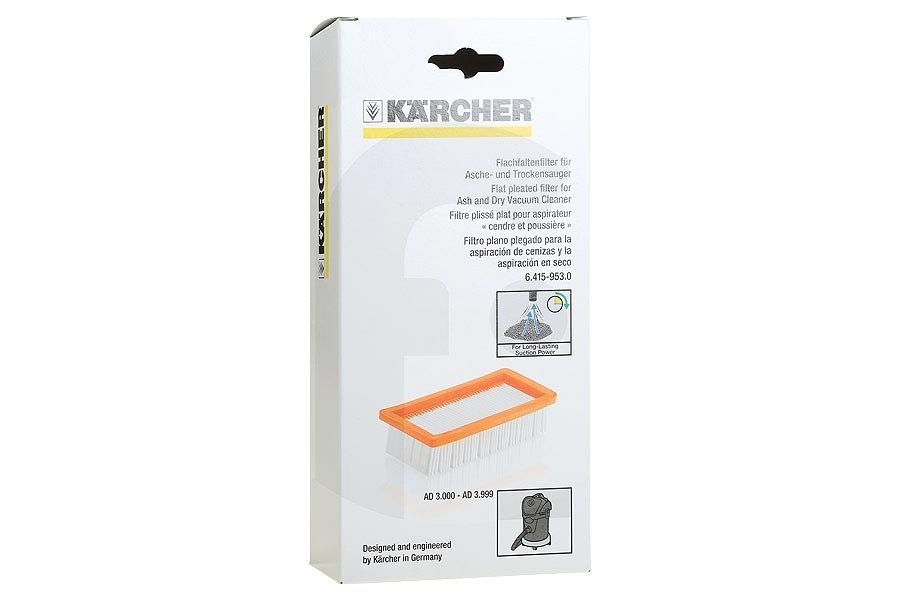 Karcher Aspirapolvere Kärcher Filtro combi plissettato aspirapolvere 6.415-953.0, 64159530