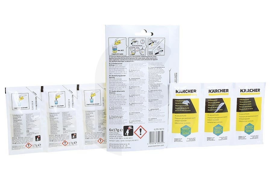 Karcher Dampfreiniger Kärcher entkalkerpulver für Dampfreiniger 6.295-987.0