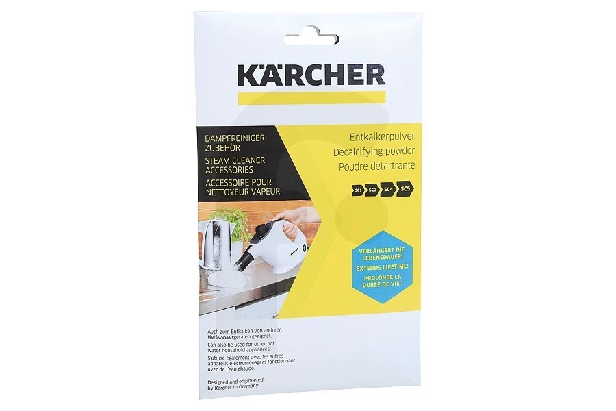 Karcher Dampfreiniger Kärcher entkalkerpulver für Dampfreiniger 6.295-987.0