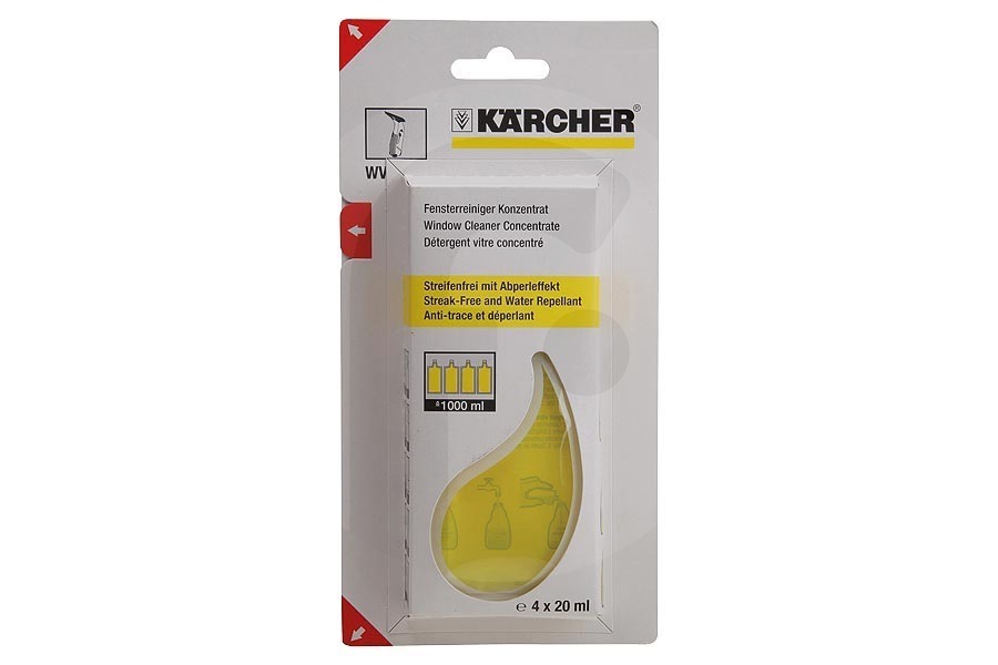 Karcher Lavavetri Kärcher Detergente per vetri concentrato aspiragocce 6.295-302.0, 62953020
