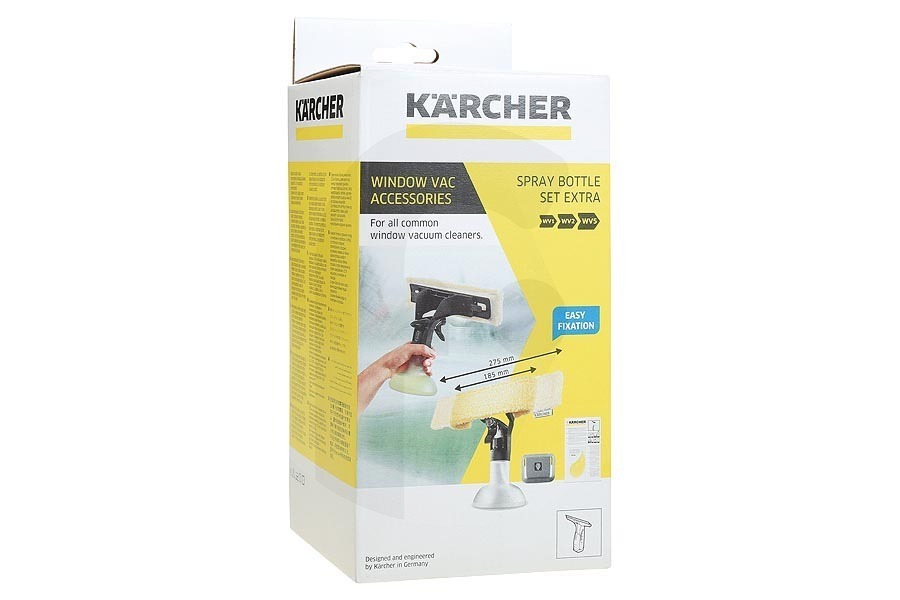 Karcher Lavavetri Kärcher set flacone spray Premium completo lavavetri, Window Vac 26331290, 2.633-129.0