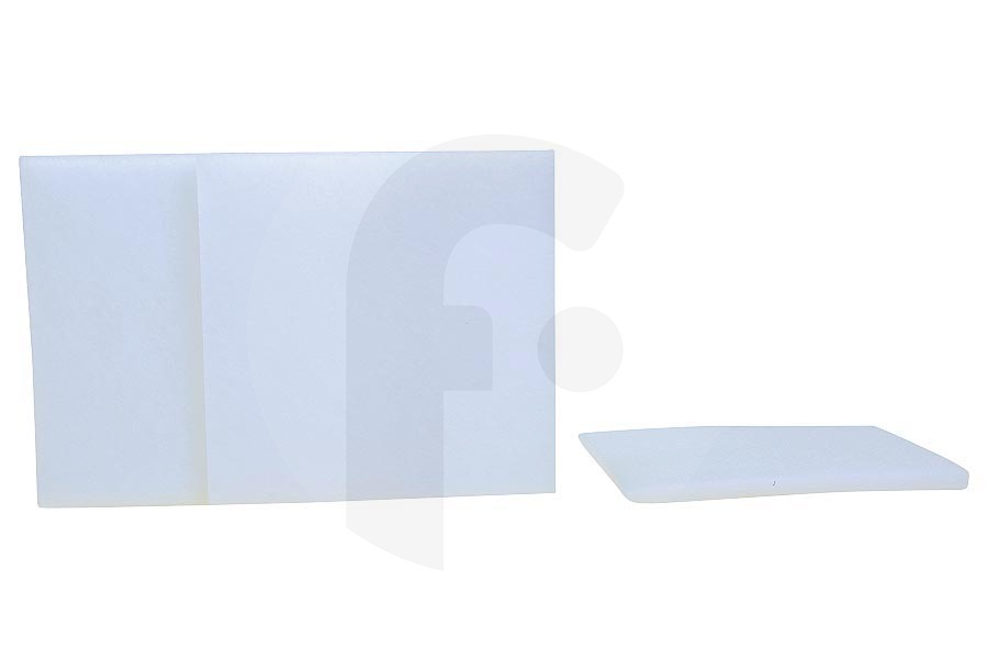 Karcher Aspirapolvere Kärcher Filtro motore bianco 100x5x100mm 3 pezzi aspirapolvere 28891190, 2.889-119.0