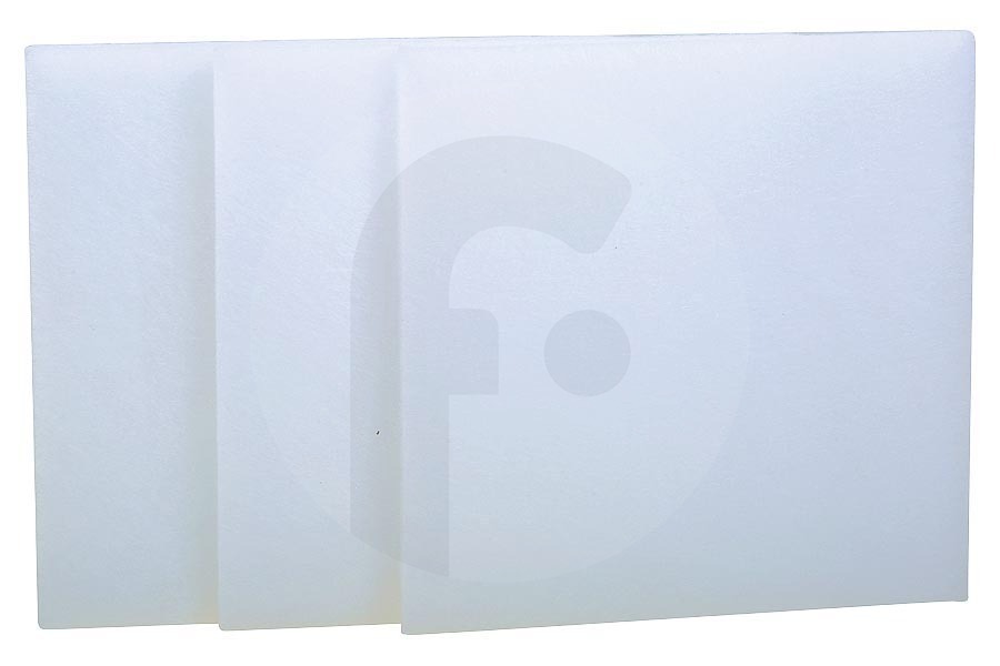 Karcher Kärcher Aspiradora Filtro de motor blanco 100x5x100mm 3 piezas aspiradora 28891190, 2.889-119.0 apto para entre otros T7 / 1 Classic