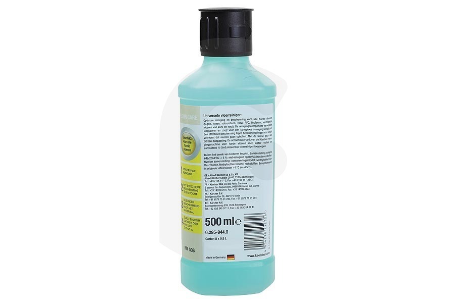 Karcher Pulitore per tappeti Kärcher Detergente universalie superfici dure rm 536 per Aspirapolvere 6.295-944.0