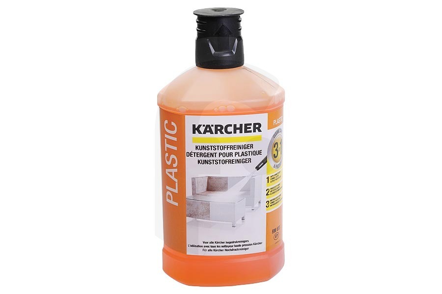 Karcher Kärcher limpiador 3-en-1 Plug 'n Clean para limpiar el plástico hidrolimpiadora 62957580, 6.295-758.0 apto para entre otros Todas las lavadoras a presión Karcher