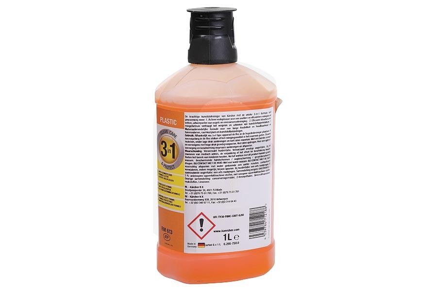 Karcher Idropulitrice Kärcher detergente 3-in-1 Plug 'n Clean per pulire la plastica idropulitrice 62957580, 6.295-758.0