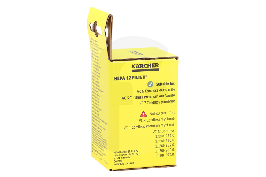 Karcher Staubsauger Kärcher HEPA-Filter für Staubsauger 2.863-318.0