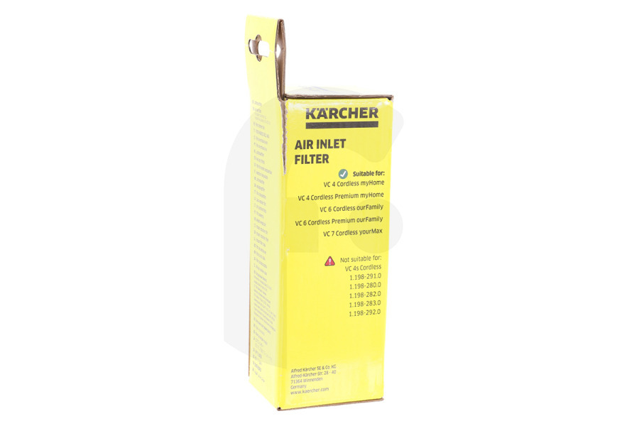 Karcher Staubsauger Kärcher Luftansaugfilter für Staubsauger 2.863-319.0