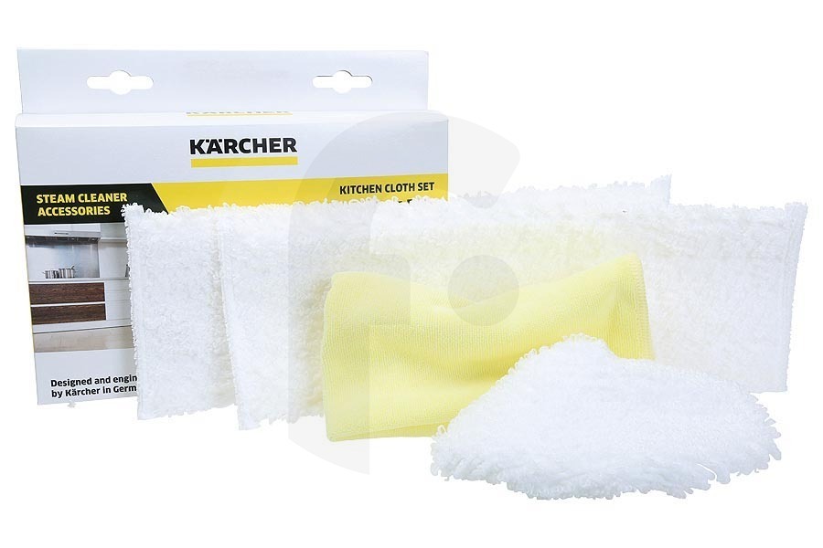 Karcher 28633460 Limpiadora de vapor y mopa a vapor Paño de microfibra Kärcher para limpiador de vapor 2.863-265.0, 28632650 apto para entre otros SC1, SC2, SC3, SC4, SC5
