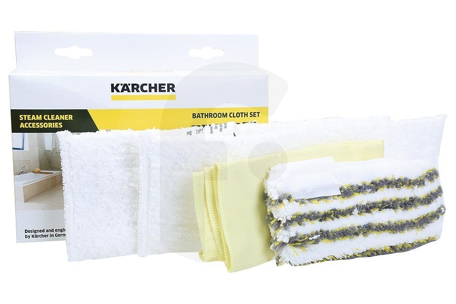 Karcher Limpiadora de vapor y mopa a vapor Juego de paños de microfibras Kärcher para limpiadores de vapor 2.863-266.0, 28632660
