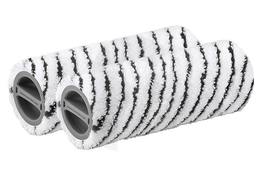 Karcher Kärcher Limpiadora de alfombras rodillos de microfibra para suelos de piedra 2 uds. limpiador de suelos 20550210, 2.055-021.0 apto para entre otros FC3, FC5, FC7