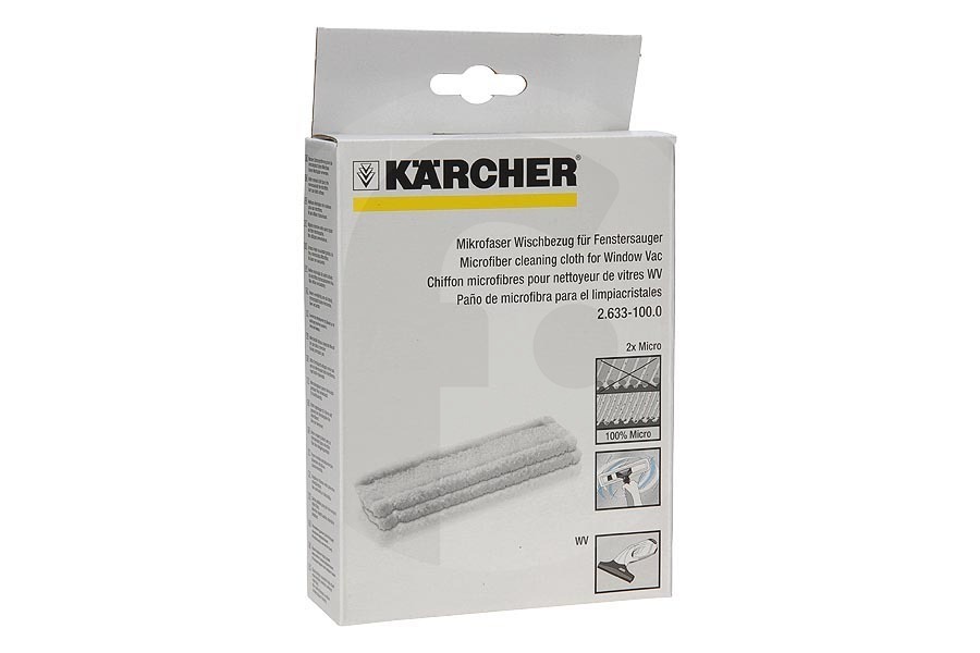 Karcher Lavavetri Kärcher Panno in microfibra (Foderina) aspiragocce 2.633-100.0, 26331000