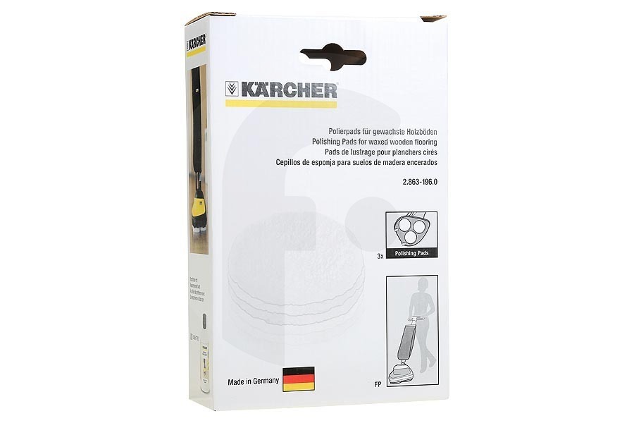 Karcher Lucidatrice Kärcher Pad per spazzole morbide per parquet lucidatrice 2.863-196.0, 28631960